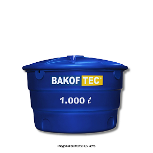 Caixa D'Água 1000L Polietileno Azul Bafok