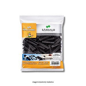 Nivelador 1,0 mm Clip Pop 100 pçs. Sândalo