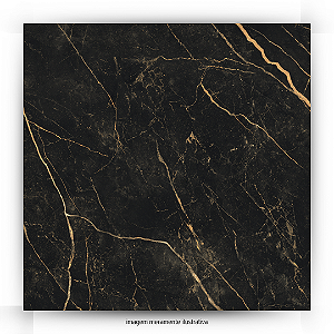 Piso Cerâmico "B" 60x60 Dark Gold Polido Retificado Ceral