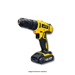 Parafusadeira e Furadeira de Impacto 18V + 13 Peças Ref.1794 Lotus