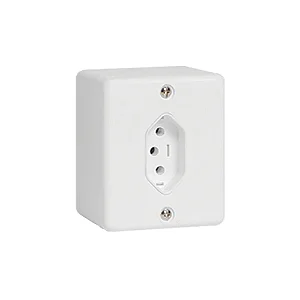 Tomada 10A Sobrepor Sistema X Ilumi