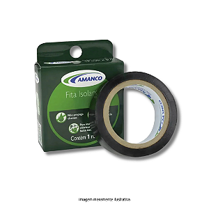 Fita Isolante 19 mm 20 m Antichama Amanco