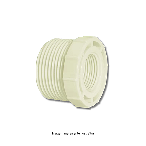 Redução Esgoto Roscável 1X3/4" Amanco