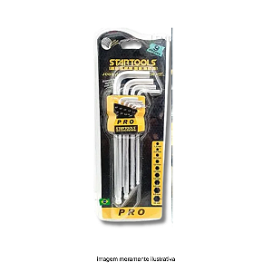 Jogo Chave Allen 9 Peças 1,5 - 10MM Startools