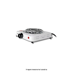Fogareiro Elétrico Portátil 1 Boca C/ Grelha 1000W 127V Startools