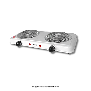 Fogareiro Elétrico Portátil 2 Bocas 2000W 127V Startools