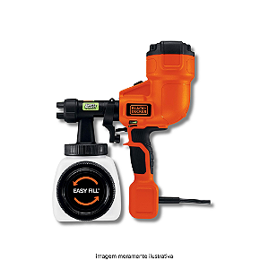 Pistola de Pintura e Pulverizadora 278W 220V BlackDecker