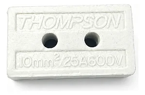 Conector de Porcelana Tripolar 10 mm Thompson
