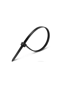 Abraçadeira de Nylon Preta 2,5X150MM 100 Peças Rajix
