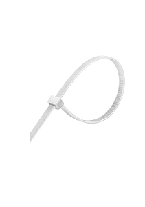 Abraçadeira de Nylon Branca 3,6X200MM 100 Peças Rajix