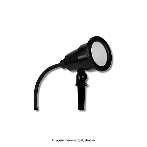 Espeto Jardim Preto 5W 3K Bivolt Rajix