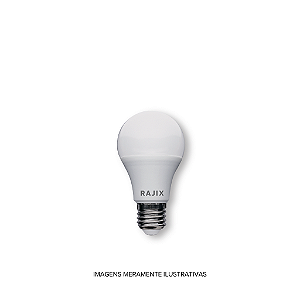 Lâmpada Led E-27 9W 3000K Rajix