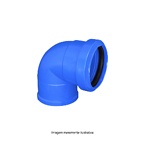 Joelho 90º P/ Válvula de Descarga C/ Anel 40x38MM Plastilit