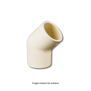 Joelho CPVC 45º 22 mm Plastilit