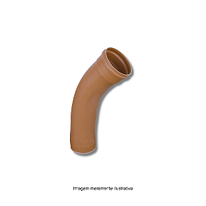 Curva Longa Esgoto 45º 50MM Plastilit