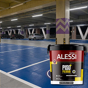 Tinta Piso Acrílica Premium Azul Demarcação 18 L Alessi