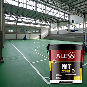 Tinta Piso Acrílica Premium Verde 18 L Alessi