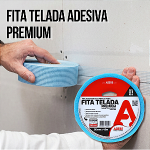 Fita Adesiva Telada Azul Premium 50 mm 45 m Adere