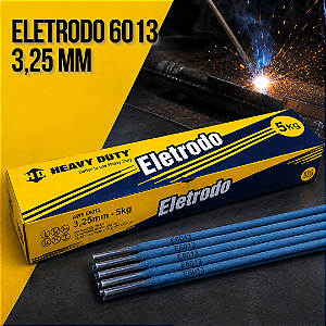 Eletrodo de Solda Revestido 3,25 mm E6013 5 kg Heavy Duty