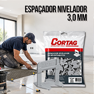 Espaçador Nivelador Eco 3,0 mm Prata Cortag