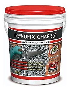 Adesivo PVA Líquido Para Chapisco e Argamassa Drykofix 18L Dryko