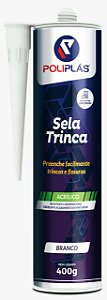 Selante Sela Trinca 400g Branco Poliplas