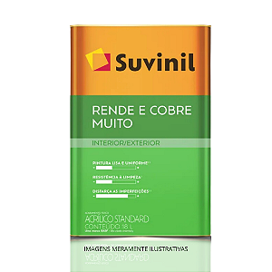 Tinta Acrílica Rende & Cobre Muito 18L Branco Neve Suvinil