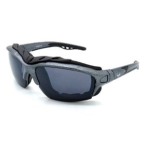Óculos Solar Prorider Esportivo Preto com lente fume R20539-C678