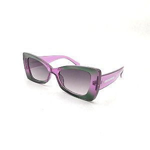 Óculos Prorider - Solar Roxo e Verde com lente Degrade - 2025DRV