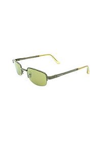 Óculos Solar Prorider retro grafite com lente verde- BX003
