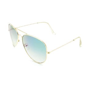 Óculos Solar Prorider Dourado Com Lente Degradê Azul - H3025