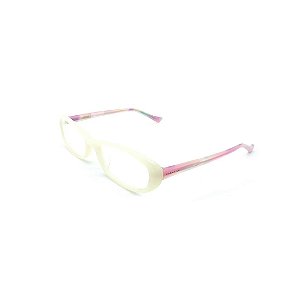 Óculos Receituário Prorider Retrô Branco e Rosa Com Lente de Apresentação - SX6037-54