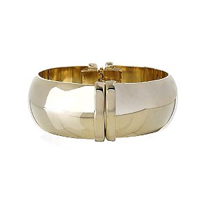 BRACELETE MOLA METAL LISO DOURADO NADIA GIMENES