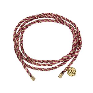 PULSEIRA CORRENTE COM LINHA ROSA DOURADO NADIA GIMENES