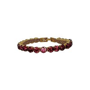 PULSEIRA CRISTAL ROSA BIA MORAES