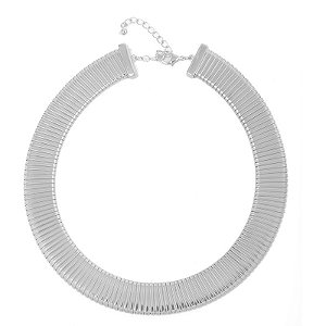 CHOKER MOLA MÉDIA PRATEADA ROSANA BERNARDES