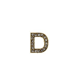 BOTTON LETRA D DOURADO
