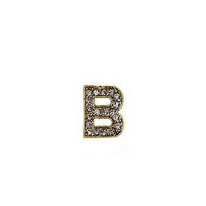 BOTTON LETRA B DOURADO