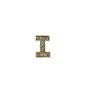 BOTTON LETRA I DOURADO