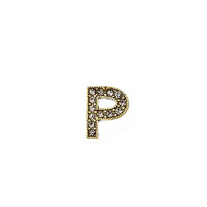 BOTTON LETRA P DOURADO