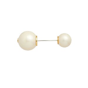 BROCHE ALFINETE BOLA METAL DOURADO PEROLA