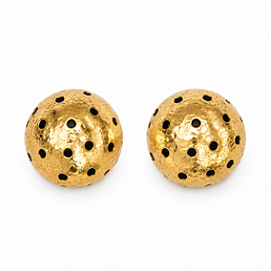 BRINCO PASTILHA COGUMELO DOURADO DE PRESSÃO