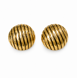 BRINCO ARABESCO DE PRESSÃO DOURADO