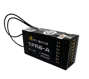 Receptor Frsky TFR6-A 7 canais 2.4ghz Fasst Para Radios  Futaba FASST