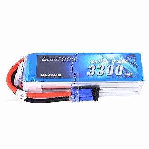 Bateria LiPo Gens Ace 6s 22.2v 3300mah 60C 6s1p EC5