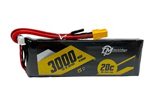 Bateria TM Hobbies LiFe 6.6v 3000mah 20C Receptor XT60