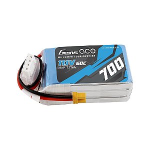 Gens Ace 3s LiPo Battery 60C (11.1V/700mAh) (OMP M2/Logo 200) w/XT-30 Connector