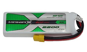 Bateria LiPo 11.1v 3s 2200mah 30/60C Mania-X Power