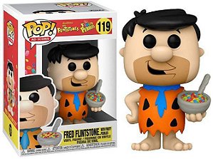 Funko Pop Fred Flintstone With Fruity Pebbles 119