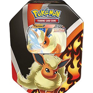 Pokémon Lata Evolução Eevee - Flareon V - Fenix GZ - 16 anos no